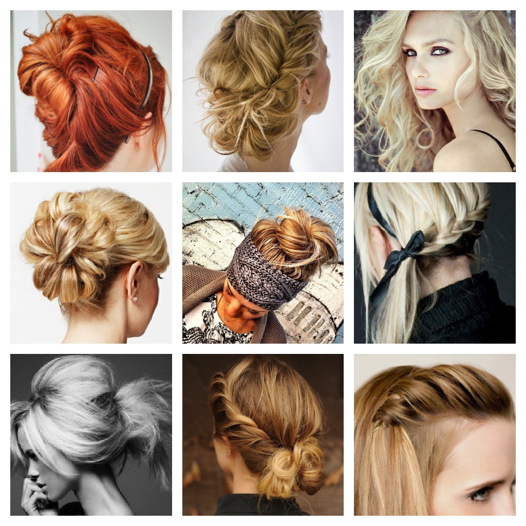 Simple Hairstyle Twisted Plait Tutorial. Easy Hairstyle For Long Hair.  Hairstyle Of Twisted Knots. Hairstyle Tutorial Step By Step Stock Photo,  Picture and Royalty Free Image. Image 66659560.